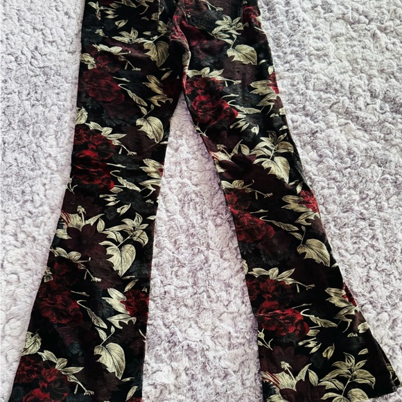 Pilcro Floral Print Boot Corduroys - Picture 5 of 9